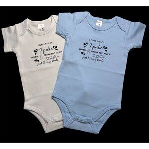 Sometimes I puke-Like My Uncle Infant Onesie* ALWAYS BRAND NEW*